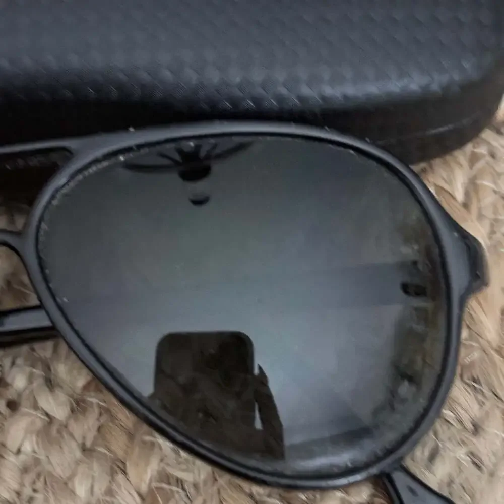 VINTAGE B&L RAY BAN W0325 BLACK NYLON G15 CATS 5000 SKI GLACIER SUNGLASSES MINT